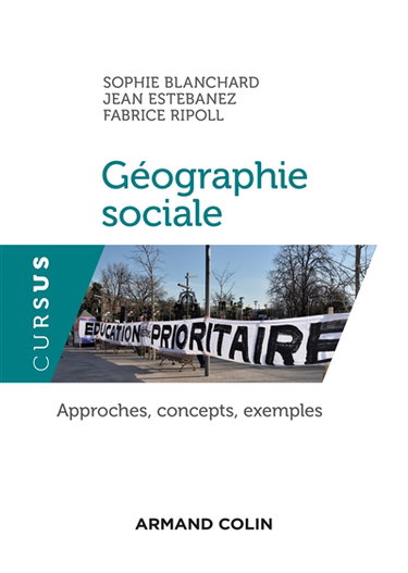 Couverture de Géographie sociale : approches, concepts, exemples