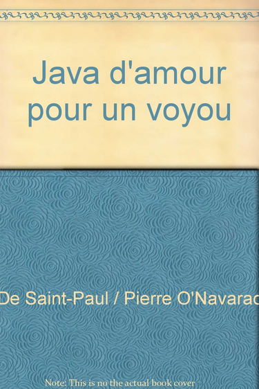 Java d'amour pour un voyou