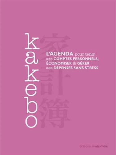 Couverture de Kakebo : l'agenda pour tenir ses comptes personnels, économiser & gérer ses dépenses sans stress par Collectif