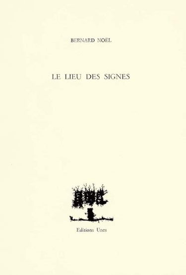 Le lieu des signes