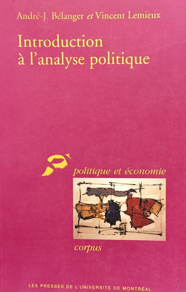 INTRODUCTION A L'ANALYSE POLITIQUE