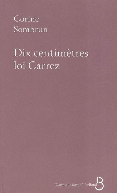 Dix centimètres loi Carrez