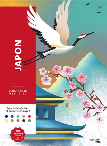 Couverture de Coloriages mystères : Japon par Charlotte Mendès