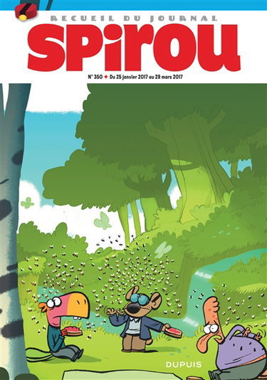 Couverture de Recueil du journal de Spirou. Vol. 350. Du 25 janvier 2017 au 29 mars 2017