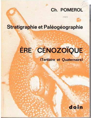 Stratigraphie et paléogéographie. ere cenozoïque tertiaire et quaternaire .