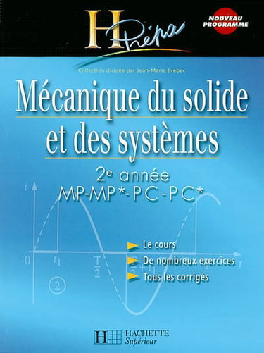 Couverture de Mécanique du solide et des systèmes : 2e année MP-MP*, PC-PC*