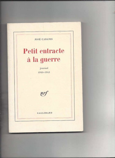 Couverture de Petit entracte à la guerre : Journal 1940-1943