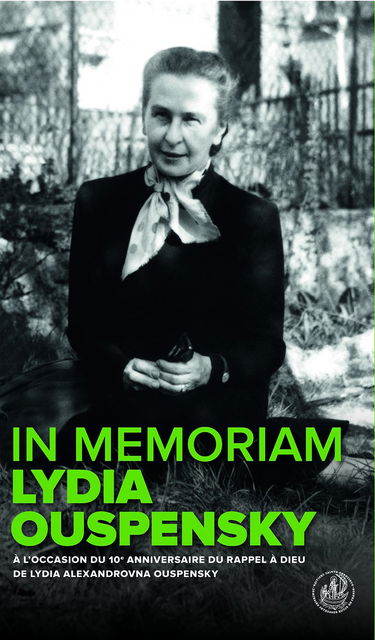 In memoriam Lydia Ouspensky