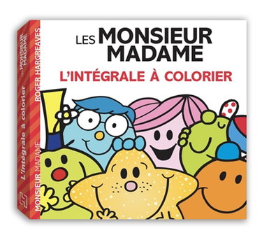 Couverture de Les Monsieur Madame : L'intégrale à colorier NED : Livre de coloriages