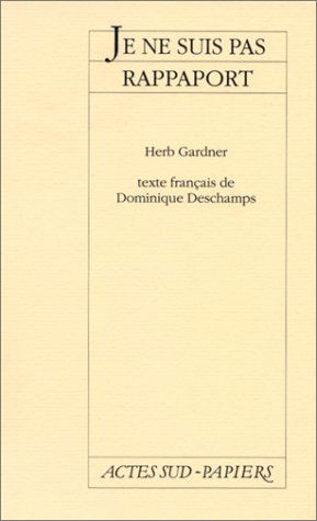 Je ne suis pas Rappaport