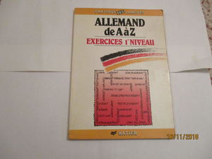 Allemand de A à Z : exercices 1er niveau