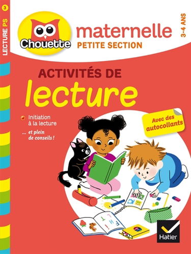 Activités de lecture, maternelle petite section, 3-4 ans : initiation à la lecture... et plein de conseils !
