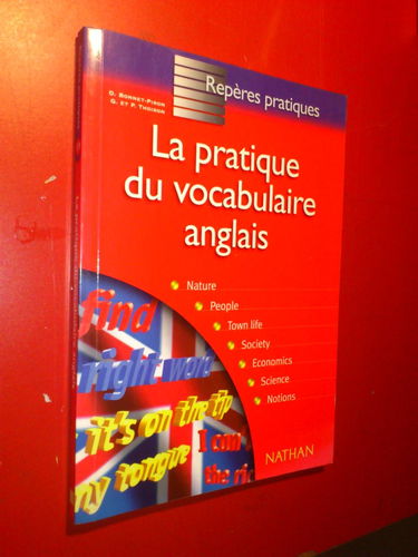 PRATIQUE VOCABULAIRE ANGLAIS