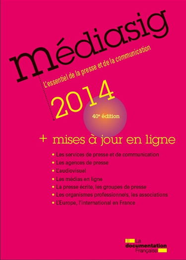 Médiasig 2014 : l'essentiel de la presse et de la communication
