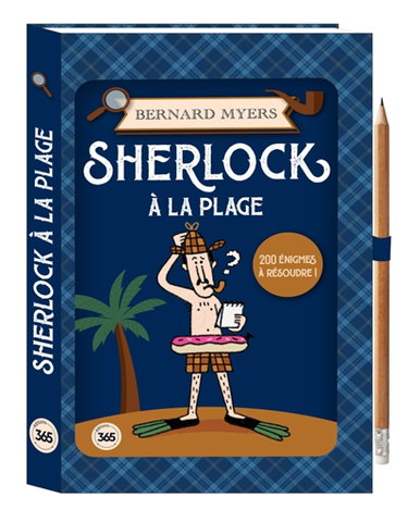Couverture de Sherlock à la plage : 200 énigmes à résoudre !
