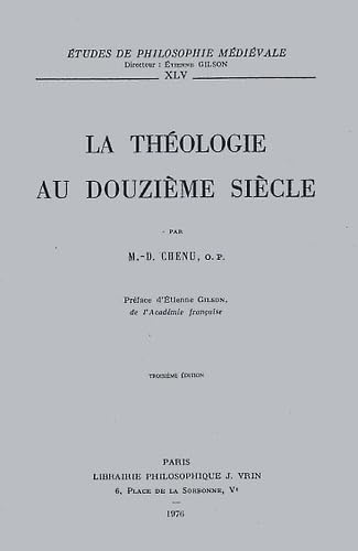 La Théologie au 12e siècle