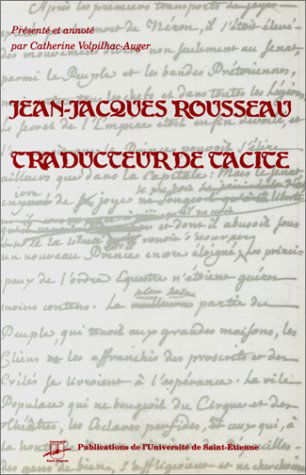 Jean-Jacques Rousseau, traducteur de Tacite
