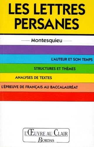 Les lettres persanes, Montesquieu