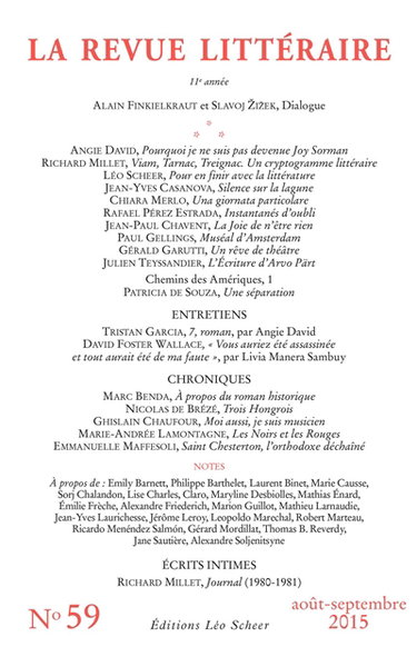 Revue littéraire (La), n° 59