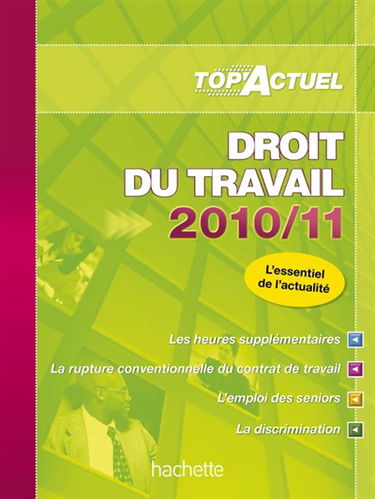 Droit du travail : 2010-11