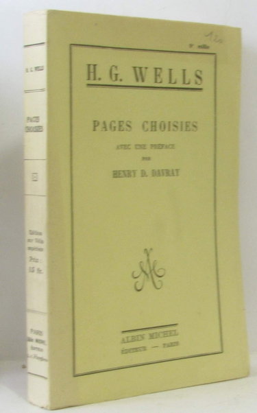 Couverture de Pages choisies par H.G. Wells