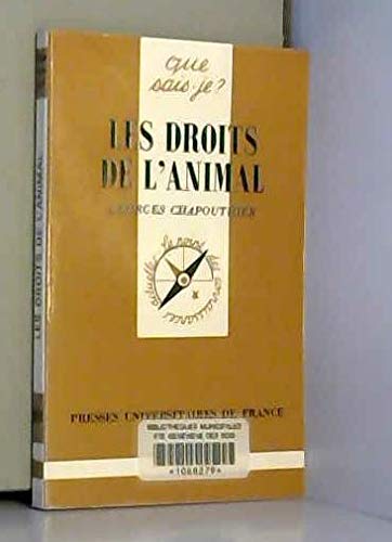Les droits de l'animal