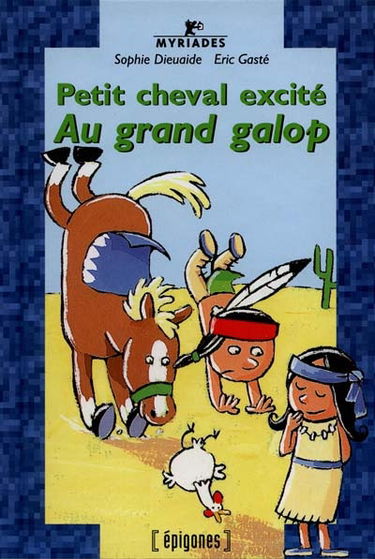Petit cheval excité, au grand galop