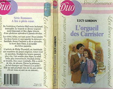 Couverture de L'Orgueil des Carrister par Lucy Gordon