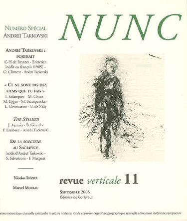 Couverture de Nunc, n° 11. Andreï Tarkovski