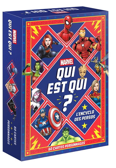 Couverture de Qui est qui ? : l'encyclo des persos : 60 cartes personnages