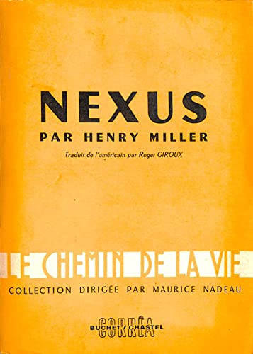 Couverture de Nexus. par Henry Miller