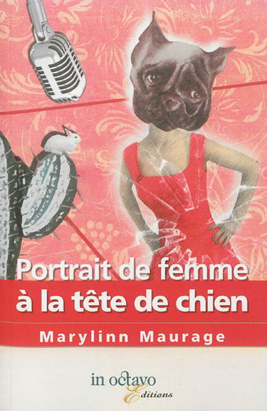 Portrait de femme à la tête de chien