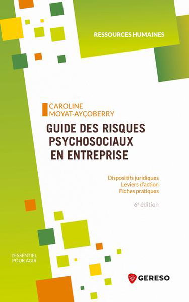 Guide des risques psychosociaux en entreprise : dispositifs juridiques, leviers d'action, fiches pratiques