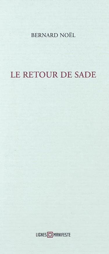 Le retour de Sade