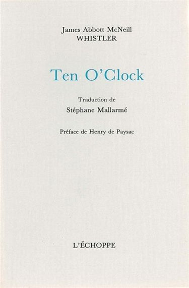 Ten o'clock