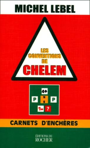 Couverture de Les conventions de chelem : carnets d'enchères par Michel Lebel