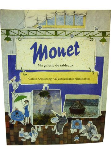 Couverture de Monet: Ma Galerie de tableaux - 20 Autocollants réutilisables