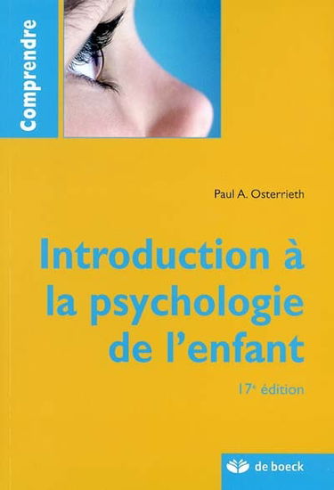 Introduction à la psychologie de l'enfant