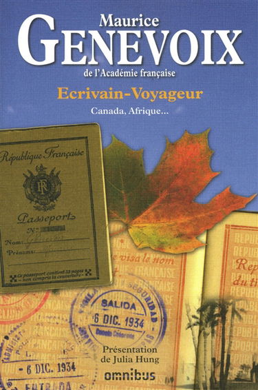 Ecrivain-voyageur : Canada, Afrique...
