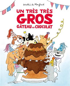 Un très très gros gâteau au chocolat