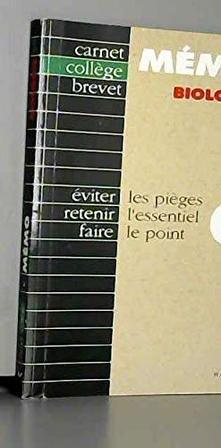 Biologie 3eme. Les Pieges, L'Essentiel, Le Point