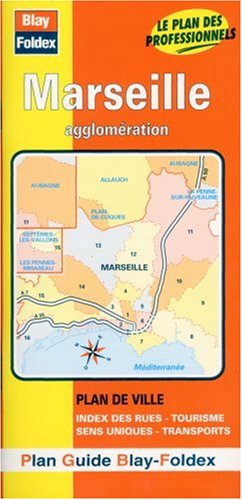 Plan de ville : Marseille et agglomération (avec un index)