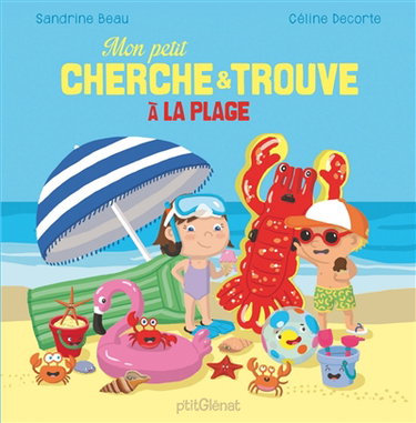 Couverture de Mon petit cherche et trouve à la plage