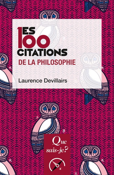 Couverture de Les 100 citations de la philosophie