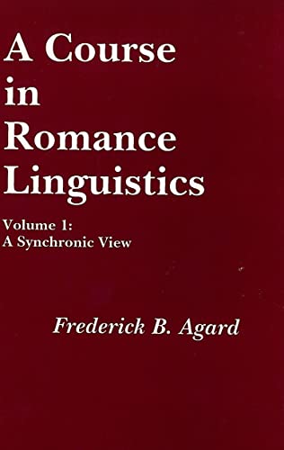 Couverture de A Course in Romance Linguistics: A Synchronic View