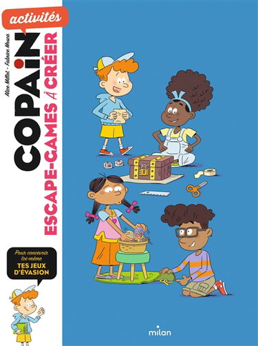 Couverture de Escape games à créer : pour concevoir toi-même tes jeux d'évasion par Alice Millot