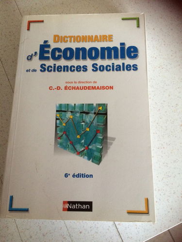 Dictionnaire d'économie et de sciences sociales