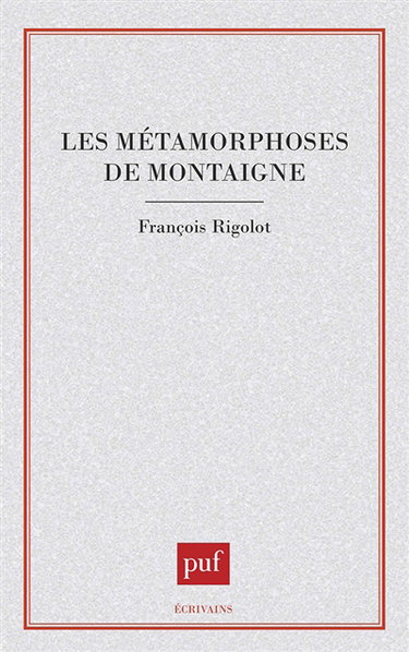 Les Métamorphoses de Montaigne