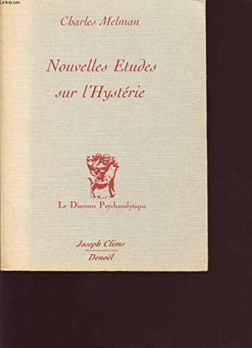 Couverture de Nouvelles études sur l'hystérie