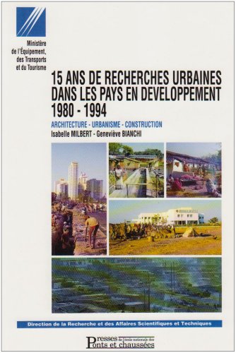 Couverture de 15 ans de recherches : urbaines sur les pays en développement